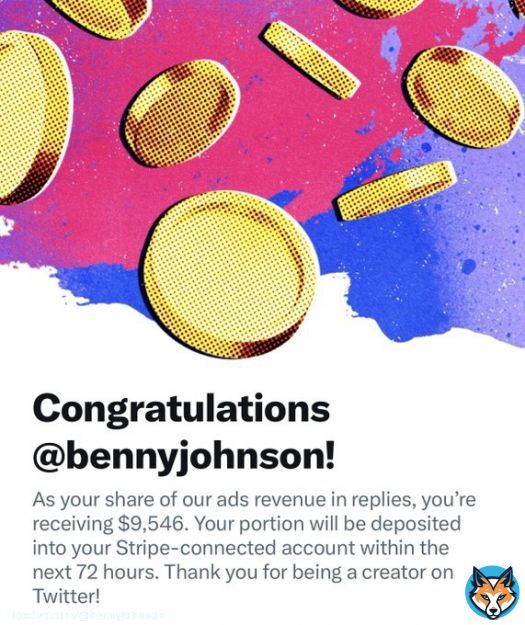 BREAKING: Twitter Monetization For Creators Is REAL  I just received my first ad revenue payment from Twitter.  1st check = $10K (!!!)  I would typically never share personal financial info but creators need to know that @elonmusk means BUSINESS supporting the creator economy