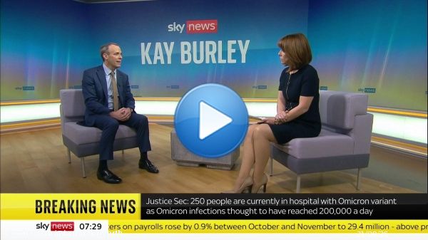 DOMINIC RAAB - Back again as deputy PM. The man who thought vaccine passports, with no basis in science,  were the correct punishment for those who refused to comply.  Because that&rsquo;s all they were.. punishments!