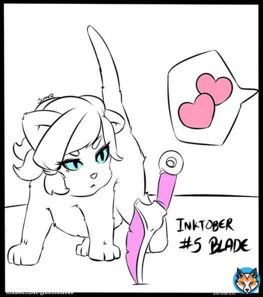* Sneeze * #inktober2020day5 #maeve #paladins #blade