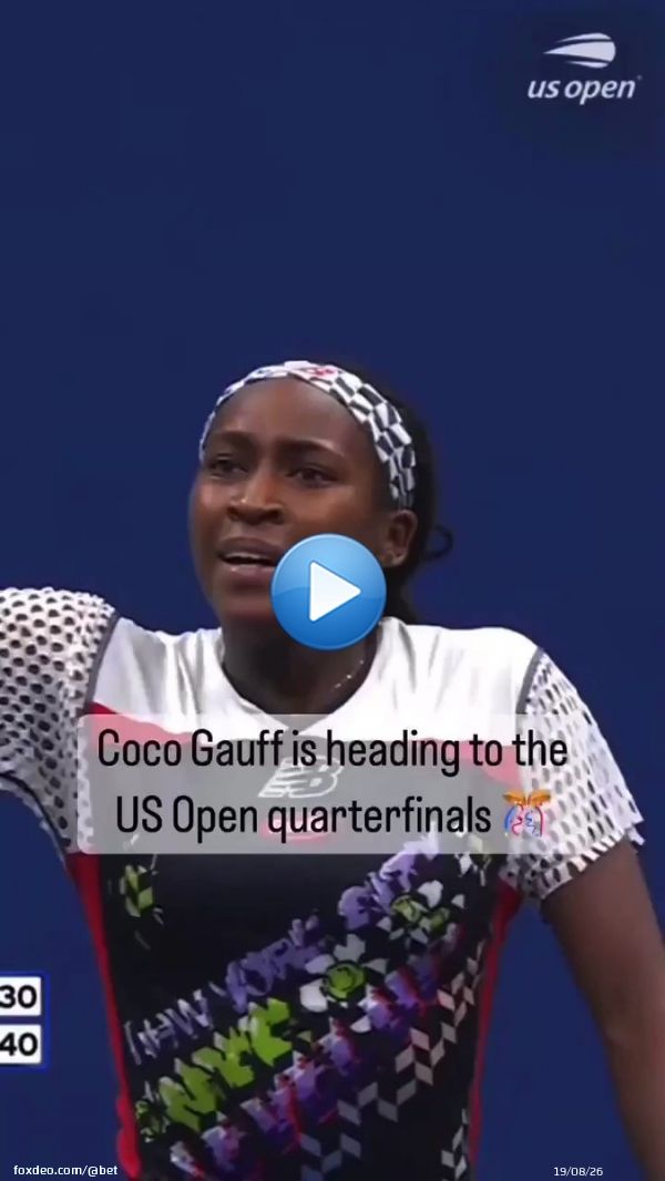 HISTORY    @CocoGauff is now the YOUNGEST American woman to reach the quarter finals in the #USOpen since 2009!  ||  @usopen
