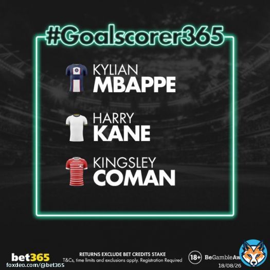 &pound;50 in Bet Credits to be won.  How many of these players will score in Wednesday's Champions League action?  Reply with your prediction and include #Goalscorer365 in your entry.  Entrants must have a fully verified bet365 account in order to cllaim a prize.  T&Cs apply.