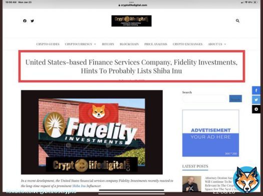 #SHIB  BlackRock & Fidelity both with $10 Trillion in assets under management, are openly telling us they have interest in #Bitcoin&nbsp;&nbsp;#Crypto and listing #SHIB   And many of you are selling your $SHIB  Stop selling your #ShibaInu to institutions..don't sell it cheap  NFA DYOR