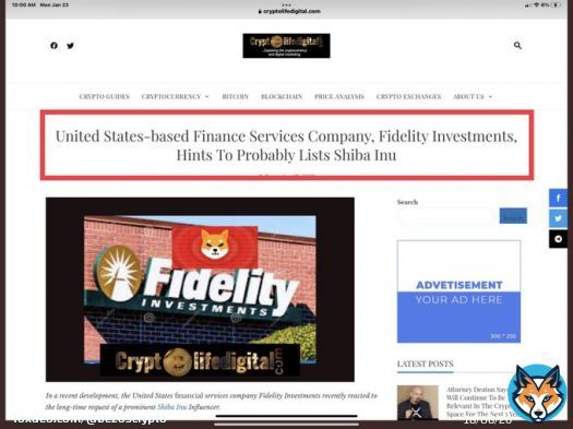 #SHIB  BlackRock & Fidelity both with $10 Trillion in assets under management, are openly telling us they have interest in #Bitcoin&nbsp;&nbsp;#Crypto and listing #SHIB   And many of you are selling your $SHIB  Stop selling your #ShibaInu to institutions..don't sell it cheap  NFA DYOR