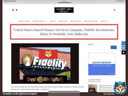 #SHIB  BlackRock & Fidelity both with $10 Trillion in assets under management, are openly telling us they have interest in #Bitcoin&nbsp;#Crypto and listing #SHIB   And many of you are selling your $SHIB  Stop selling your #ShibaInu to institutions..don't sell it cheap  NFA DYOR