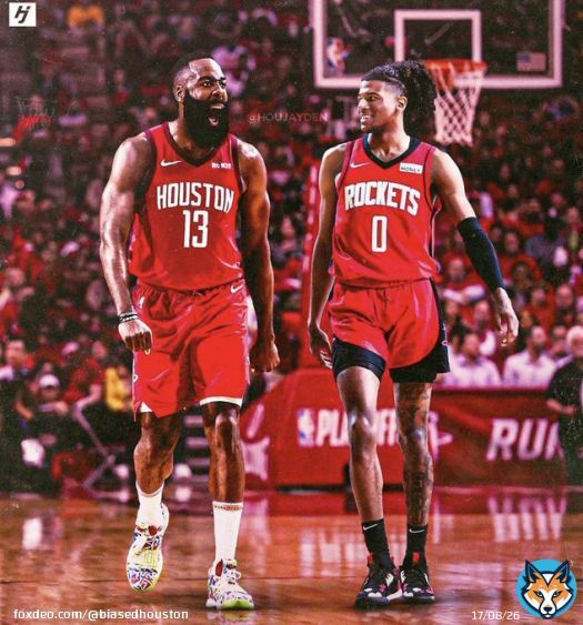 Jalen Green and James Harden in their first matchup against each other:  - Jalen Green: 27 PTS, 4 REB, 7 AST, 1 STL, 9/20 FG, secured the Win  - James Harden: 21 PTS, 4 REB, 7 AST, 2 STL, 4/19 FG  #Rockets