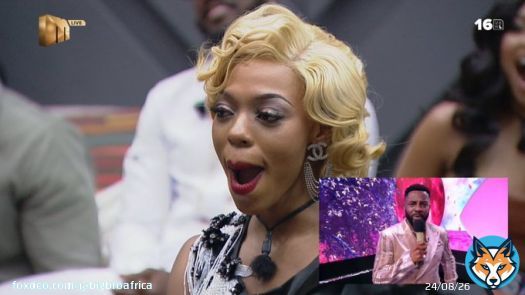 Awkward! @Ebuka is shaking the tables on #BBTitans tonight!  Stop by our site for all the latest gist: