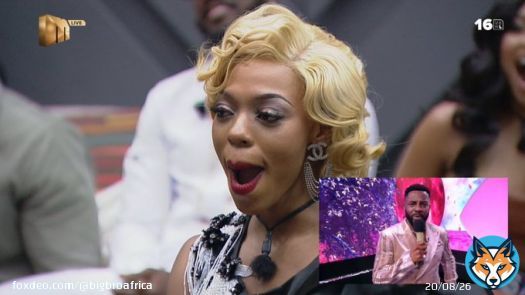 Awkward! @Ebuka is shaking the tables on #BBTitans tonight!  Stop by our site for all the latest gist: