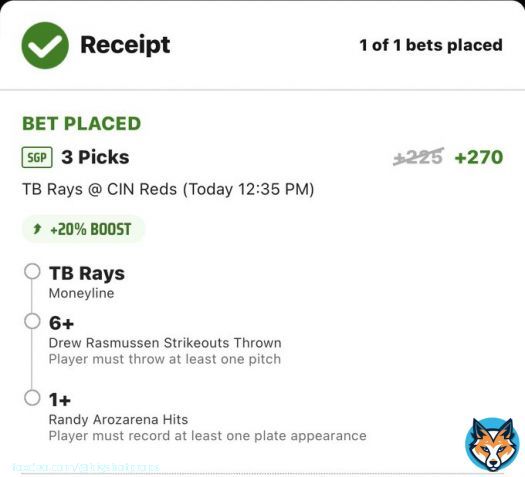 MLB Props for April 19th   Guardians ML  Pirates ML   Parlay pictured below is for the Rays/Reds game (.5U)   #MLB #GamblingTwitter