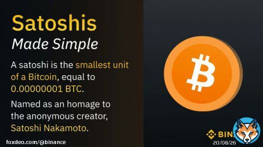 Sats, made simple.  Sats or Satoshi&rsquo;s refer to the smallest unit of #Bitcoin, 0.00000001 BTC to be precise.  As you&rsquo;d guess, they are an homage to the creator, Satoshi Nakamoto.