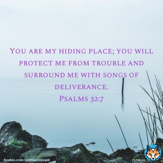 &ldquo;You are my hiding place; you will protect me from trouble and surround me with songs of deliverance.&rdquo; Psalms 32:7 NIV  #GRAMMYs #HappyValley #insiders #BinancePay #taylor #MIAAdoBetter #기상캐스터  #UT_PSコラボ #น่าฮักจังเล๊ย #BetweenUsTheSeries#राजपूत_नरसंहार_छपरा