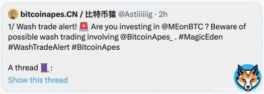 Did @BitcoinApes_ hack @Astiiiiiig's Twitter for exposing their wash trading? #BitcoinNFT #BitcoinNFTs #BitcoinOrdinals #Bitcoin #Inscriptions #BitcoinApes #Ordinals #OrdinalsNFT @MEonBTC #ordinalswallet #ordinalsmarket #ordswap @LeonidasNFT