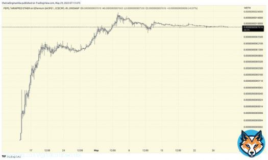 what happens when a coin has a meteoric record breaking rise to top 100 in 19 days ?  it dumps , right ? right ?  not if it's the people's coin it consolidates before running to top ten ......  yes, top ten  $pepe #PepeArmy #pepeislove