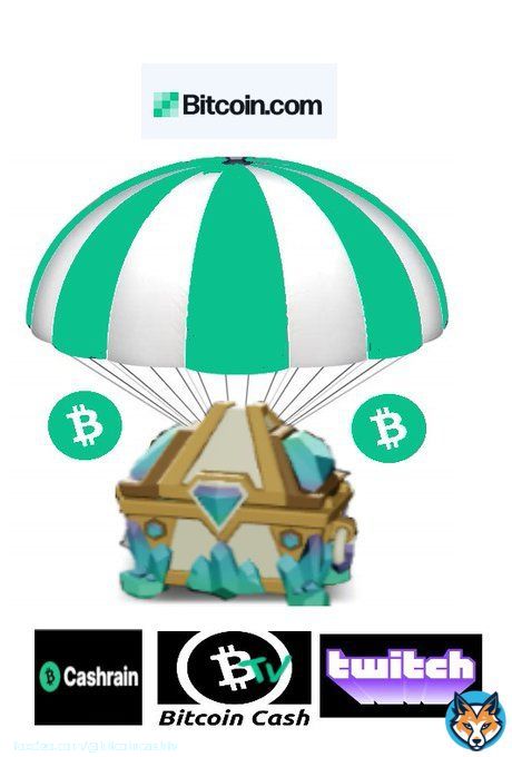 Introducing a new #giveaway method: CASHDROPS  They are like #Airdrops but better because you instantly receive #BCH #cryptocurrency with @Bitcoincom sharable link feature.  Join the #Twitch Chat right now & in 10 minutes we will do some #Cash Drops