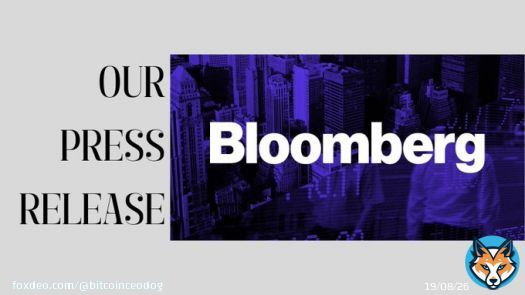 Born from the #Doge to help every Dog. Thanks @bloomberg @crypto for sharing our mission!