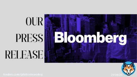 Born from the #Doge to help every Dog. Thanks @bloomberg @crypto for sharing our mission!