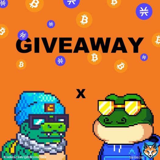 We have a lot of @BitcoinFrogs holders in our community    We are giving away 3 @BitcoinFrogs   We are giving away also 50 @BitcoinCrocs WL   Tag 5 friends / retweet / and drop : /  Join the Discord to send the proof. ( 24h )   #Stacks #NFT #Bitcoin