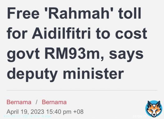 FREE TOLL IS A COUNTER-PRODUCTIVE POPULIST MOVE.  @anwaribrahim