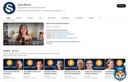 JUST IN: YouTube reinstates Swan Bitcoin channel after massive community backlash