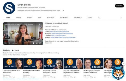 JUST IN: YouTube reinstates Swan Bitcoin channel after massive community backlash
