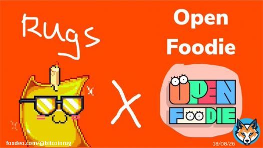 Open Foodie got rugged   @openfoodieNFT x @BitcoinRug   10x FREE MINT SPOTS   ENGAGE