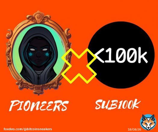 We love our @sub_100k fam! Fun fact: We have 10 sneakers in the sub 100k club but we ALMOST had 33  They were stuck in the mempool for 2 days  Lesson learned, should&rsquo;ve paid more!