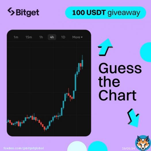 $100 GIVEAWAY   Can you guess which #crypto this chart represents?  Comment your answer using #BitgetChallenge  Follow @bitgetglobal, RT & tag friends  5 winners * 20 $USDT