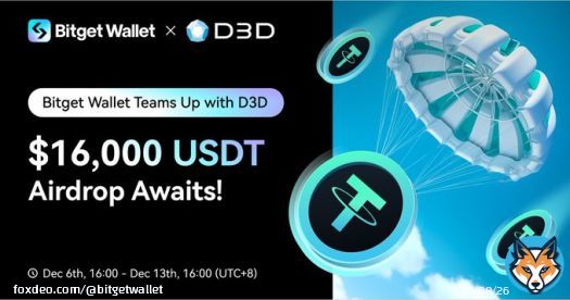 Exciting News! It's your chance to join the Bitget Wallet x @d3dsocial #Airdrop Bonanza!   Dive into the challenge and stand a chance to share in a stellar 16,000 USDT airdrop. Unleash your skills by completing #Galxe tasks and seize the rewards!   HHere's how to join: &hellip;Show more