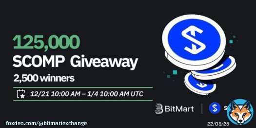 #BitMart X #SCOMP #Airdrop   Follow @BitMartExchange & @BitMartResearch & @Stablecomp_com Join  &  RT & Tag 3 frds & Like Fill in    2,500 winners / 125,000 $SCOMP Register &hellip;Show more