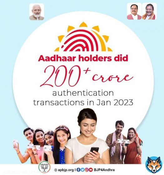 Aadhaar holders did ????????????+ ???????????????????? authentication transactions in Jan 2023  (3/5)