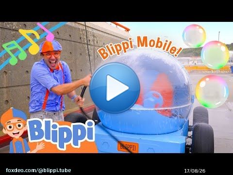 Blippi Mobile Wash Song! BRAND NEW BLIPPI Car Songs for Kids