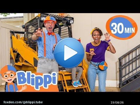 Blippi and Meekah's Excavator Playdate with Levi! Educational Videos for Kids
