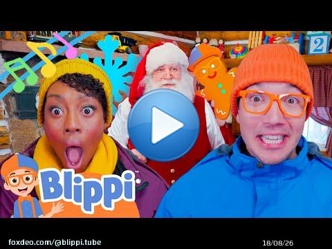Blippi and Meekah Wish You a Blippi Christmas! | Classic Holiday Nursery Rhymes for the Family