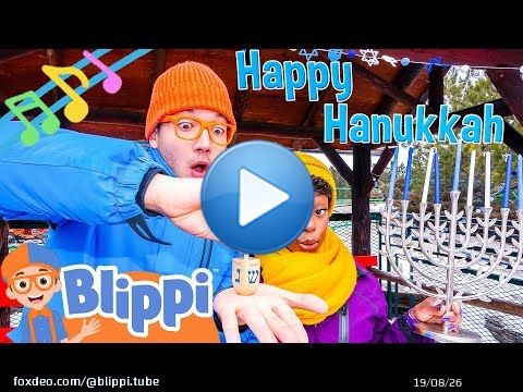 Dreidel Dreidel Dreidel Hanukkah Song! | Blippi and Meekah Holiday Nursery Rhymes for the Family