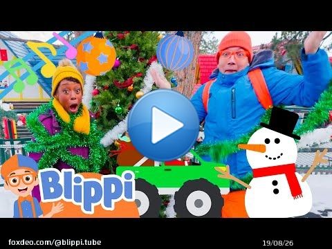 Deck the Halls with Blippi and Meekah! | Classic Holiday Nursery Rhymes for the Family