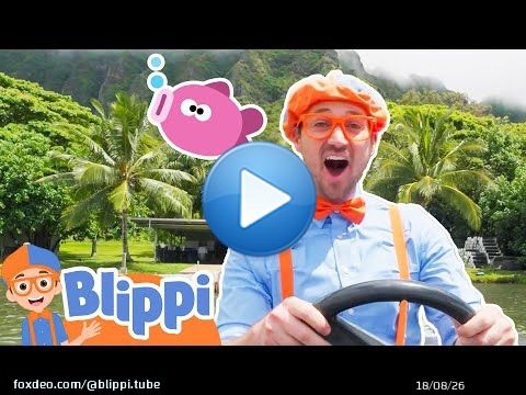 Blippi Goes Fishing in Hawaii! Educational Videos for Toddlers