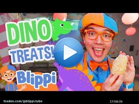 Blippi Bakes Dinosaur Egg Cookies \ud83e\udd96 | Cricket&rsquo;s Candy Creations | Educational Videos for Kids
