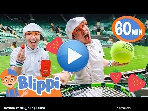 Blippi Explores Jobs at Wimbledon: The World-Famous Tennis Tournament \ud83c\udfbe| Educational Videos for Kids