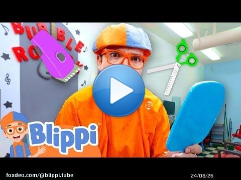 Blippi Get's A Haircut - Blippi | Educational Videos for Kids