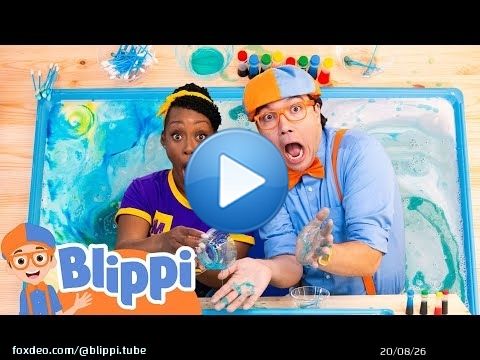 Color Milk Experiment - Blippi | Educational Videos for Kids