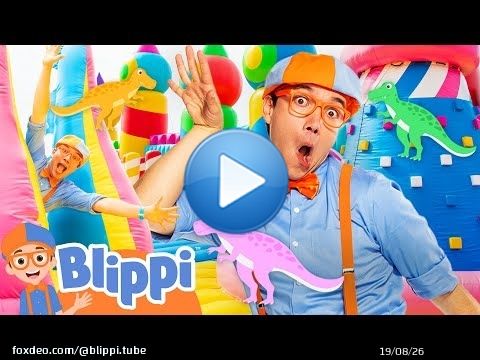 Blippi&rsquo;s Colorful Dino Dance Party \ud83e\udd96 \ud83e\udd95 - Blippi's Big 10! | Educational Videos for Kids