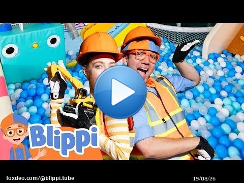 Blippi's Excavator Song! | Blippi and Amanda Seyfried in a Ball Pit | Music Videos for Kids