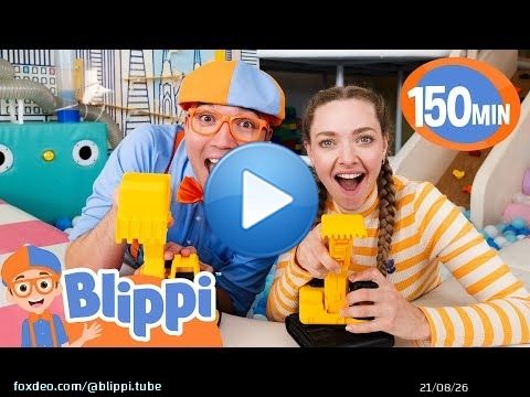 Blippi's Excavator Song | +2H Best Blippi Vehicle Videos | Blippi & Amanda Seyfried in a Ball Pit