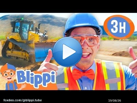 Blippi Builds a Playground! Learn About Construction | Vroom Vroom Vehicle Show | Educational Fun