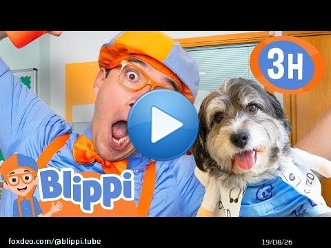 Blippi Meets a Special Dog and Hospital Helpers! \ud83d\udc36 Inspiring Heroes | Educational Videos for kids