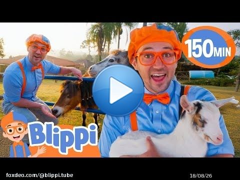 What&rsquo;s It Like to Care for Zoo Animals? \ud83e\udd99\ud83d\udc36 Blippi Visits a Pet Zoo! | Educational Videos for Kids