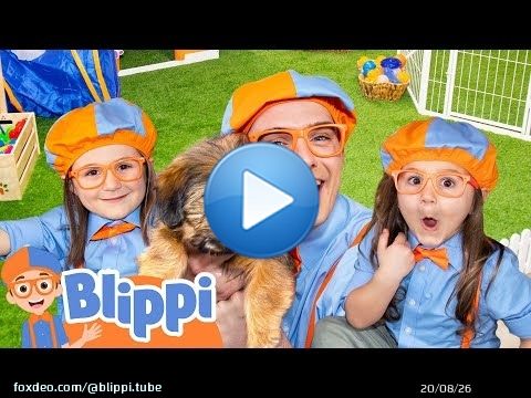 Join Blippi, Layla, and Myka for a Puppy Playdate! - Blippi's Ultimate Playdate | Videos for Kids