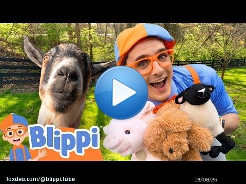 What Farm Animals Will Blippi Meet in Adventure City? \ud83d\udc2e\ud83d\udc37 | Educational Videos for Kids