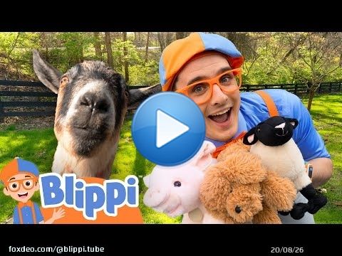 What Farm Animals Will Blippi Meet in Adventure City? \ud83d\udc2e\ud83d\udc37 | Educational Videos for Kids
