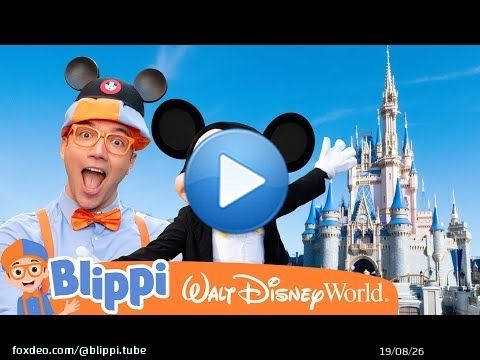 Blippi's Magical Walt Disney World Adventure (Supported by Disney!) | Educational Videos for Kids