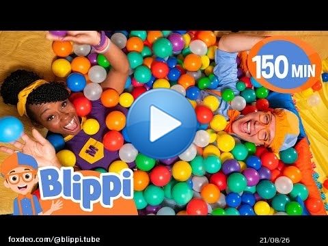 Let&rsquo;s Build a Giant Fort and Ball Pit with Blippi & Meekah! - Blippi  Educational Videos for Kids
